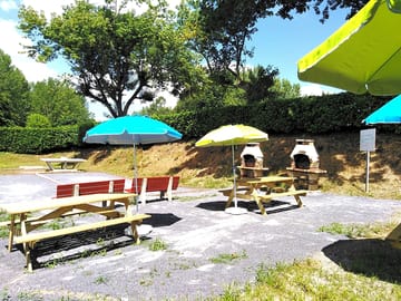 Communal barbecue area