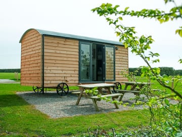 Picnic bench on hardstanding