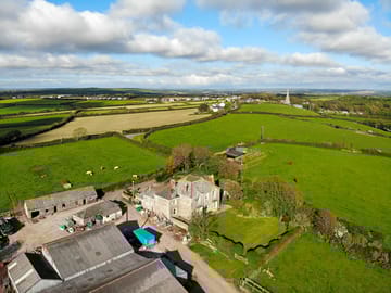 Aerial view of the site