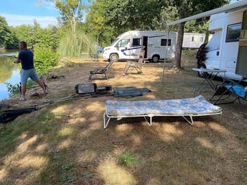 Touring pitches by the lake