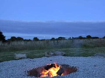 The stone circle communal campfire