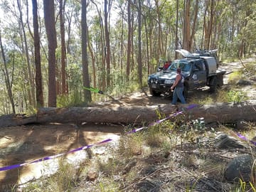 Driving to the site