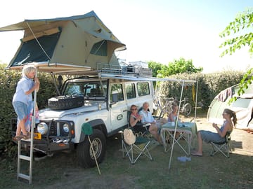 One of our pitches in the central part of the campsite