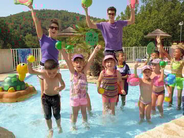 The kids' club runs in the summer months