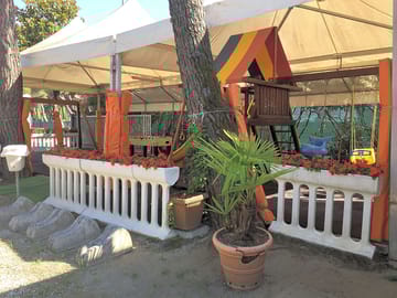 Covered playground