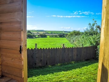 Lovely view while you have a warm, relaxing bath