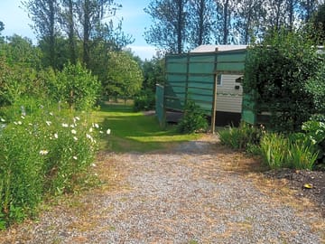 Path towards the caravan
