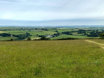 View from camping field
