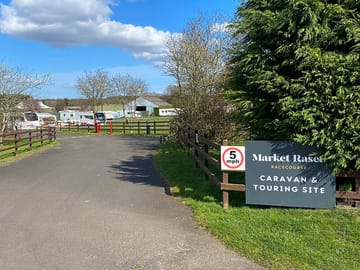 Entrance to the caravan park