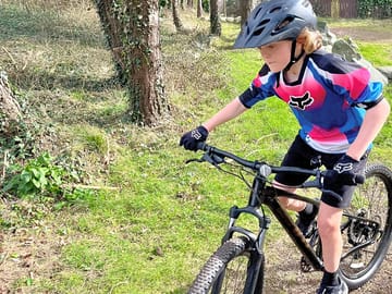 Have a go on our mountain bike course