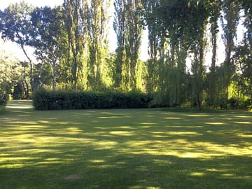 Sheltered camping fields
