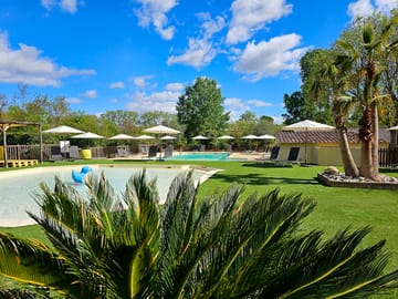 The swimming pools
