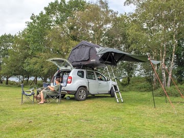 Camper at hollands wood