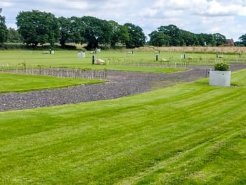View across the pitches