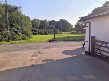 View of the pub garden