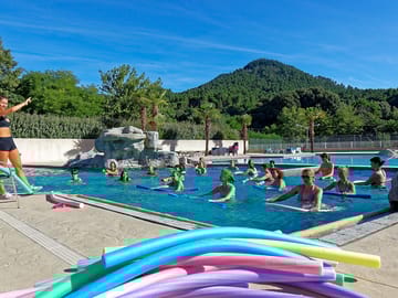 Aqua gym during high season