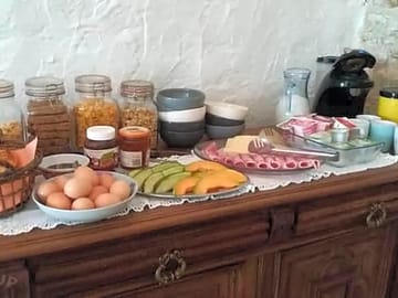 Breakfast spread