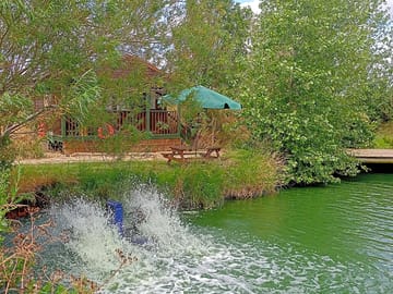 Peaceful waterside location