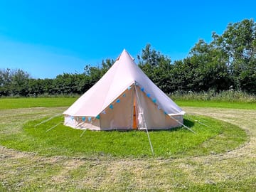 Bell tent exterior