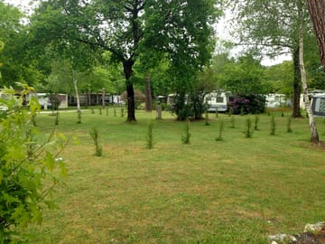 Pitches with plenty of space for your equipment