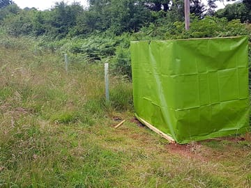 Pop-up cold shower