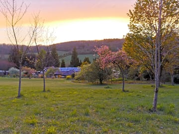 View at sunset