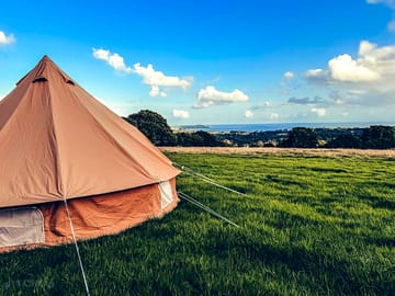 Bell tent exterior