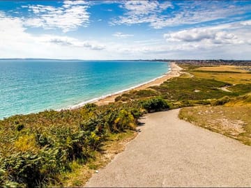 Looking west from hengistbury head