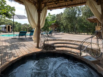 Outdoor jacuzzi