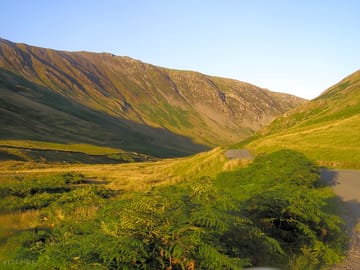 Honister pass a ten minute drive away