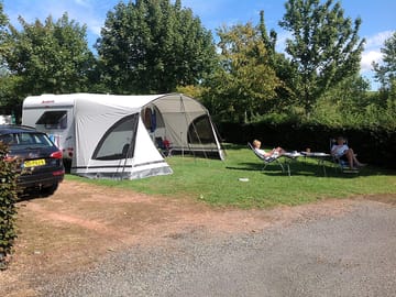 Plenty of space to relax on the pitch