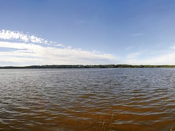 The lake nearby