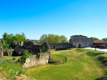 Les ruines du château des rudels, d'époque moyenâgeuse