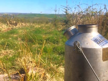 A nice cuppa at the top of the farm on a sunny day