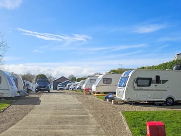 Fully serviced touring pitches