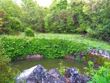 Old stone pool