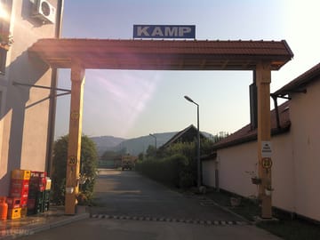 Entrance for campsite