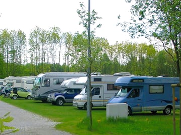 Spacious touring pitches