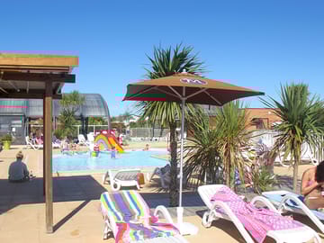 The sunbathing area