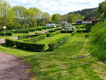 Some of the pitches, by the hill