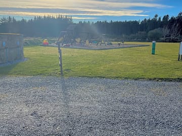 The paddock play area