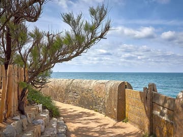 Looking out to sea