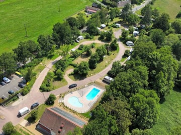 Aerial view of the site