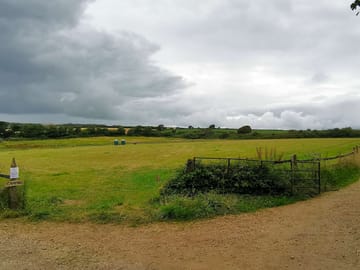 The entrance to the site