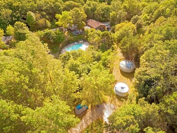 Aerial view of the site