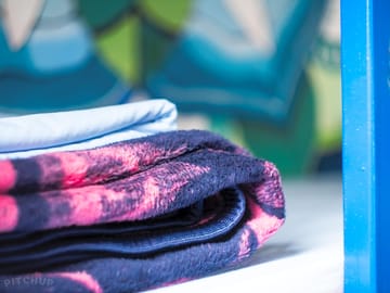 Close up of bedding
