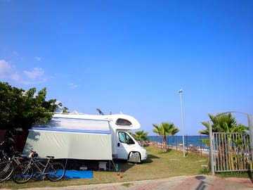 Pitches with sea view