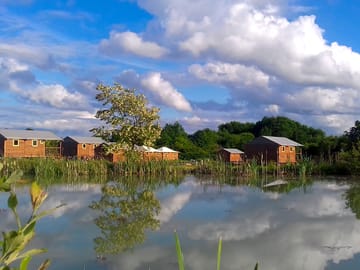 Sunny day at lodges de blois chambord