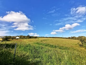 View across the field