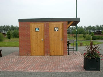 Toilet and shower block